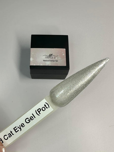 Silver Diamond Cat Eye Gel in Pot