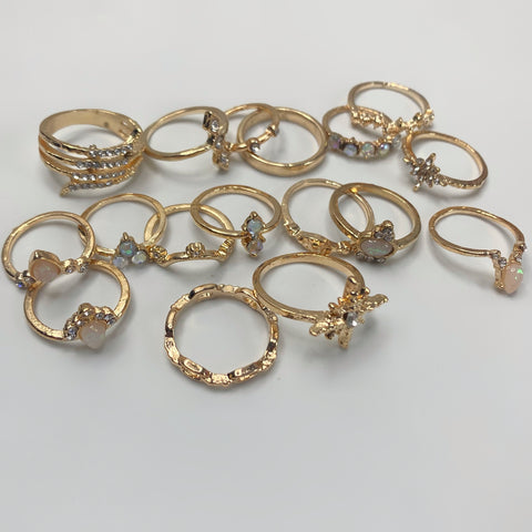 Gold Ring Set