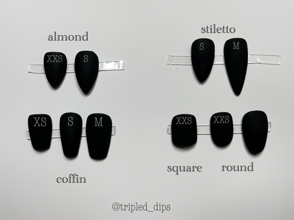 Gelly Tips - Short Almond