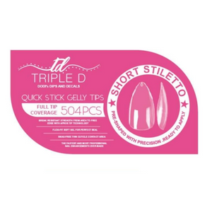 Gelly Tips - Short Stiletto