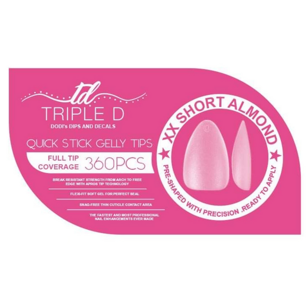 Gelly Tips - XX Short Almond